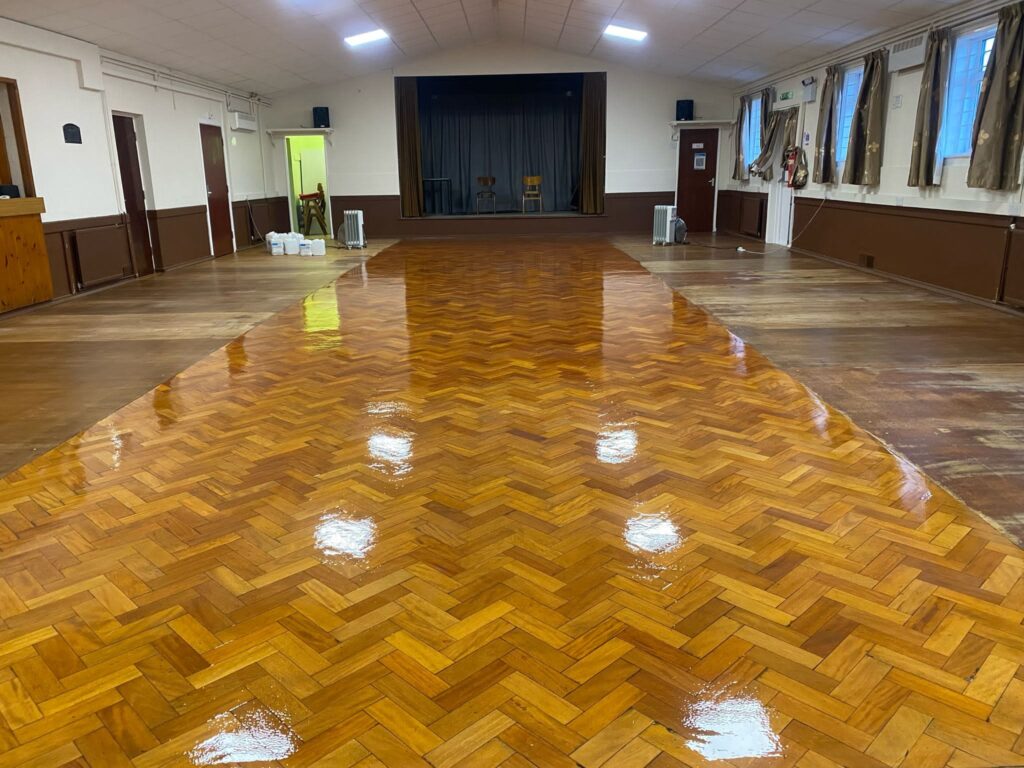 Parquet Sanding Cleaning