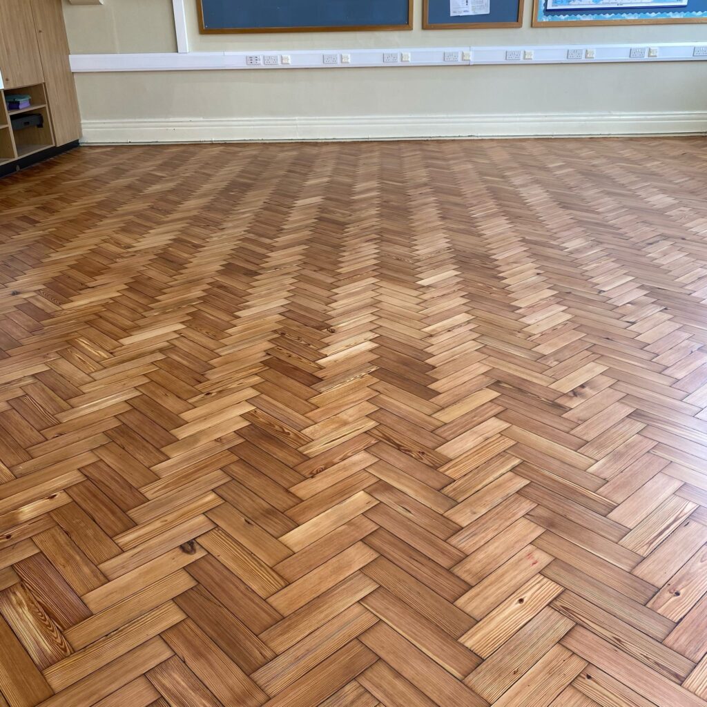 Parquet Sanding Steps